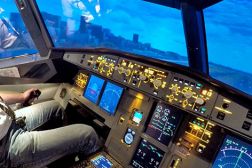 Simulátor Airbus A320 v akci